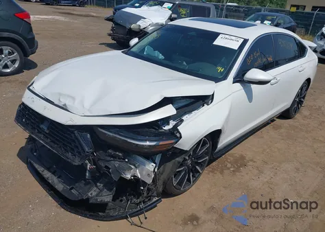 2023 Honda Accord Hybrid Touring из США, поврежденный, VIN 1HGCY2F85PA035511